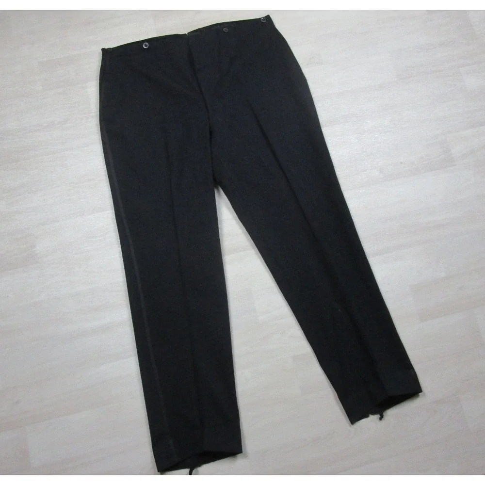 Antique Mens Wool Trousers Edwardian Tailored Pants 1912 Thomas A Brook Boston